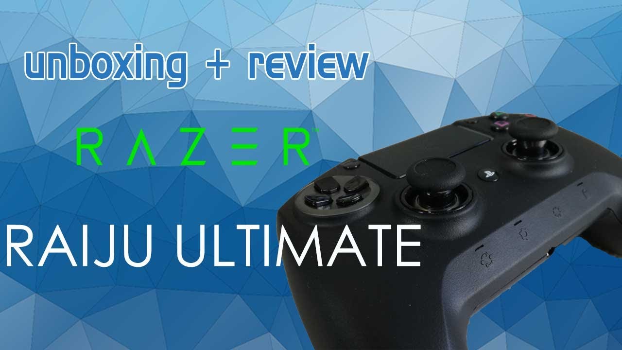 Unboxing y Review Razer Raiju Ultimate ps4 - YouTube