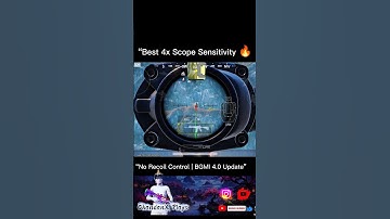 "Best 4x Scope Sensitivity ⚡ Zero Recoil Control"#pubgmobile #4xscope #norecoil #battlegroundsmobile