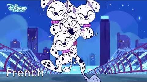 101 Dalmatian Street theme song multilanguage (20 languages)