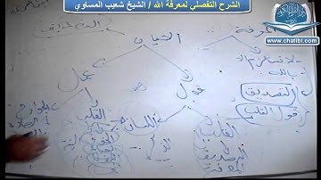 الشرح التفصيلي على السبورة لمعرفة الله تعالى الشيخ شعيب الميساوي دار القرآن الكريم تتيزنيت