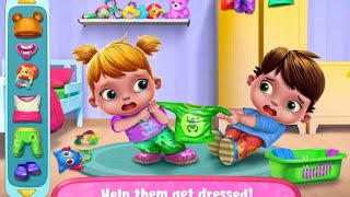 Baby Twins Terrible Two "TabTale Casual Games" Android Gameplay Video screenshot 3