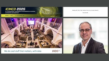 "Dealing with “Dirty” Data: Solutions from Fuzzy Systems Research" Prof. Uzay Kaymak (ICINCO 2025)