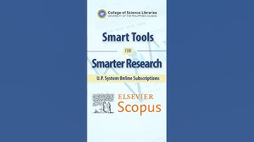 🔎 Smart Tools for Smarter Research - Elsevier Scopus