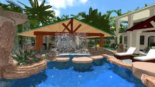 Seaside Project - 3D Landscape and Pool Design