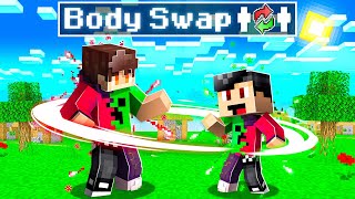 Minecraft, But We BODY SWAP with My SON!