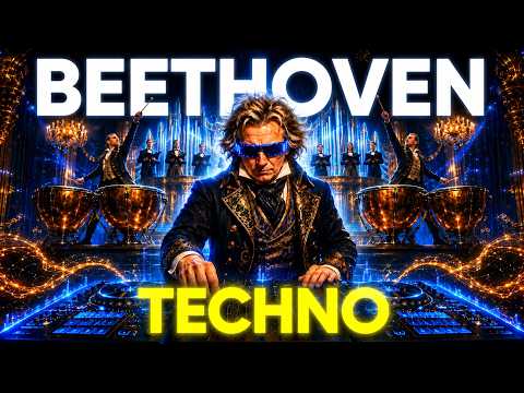 Beethoven Thunder Rave — 90-Minute Melodic Techno Symphony (4 K)