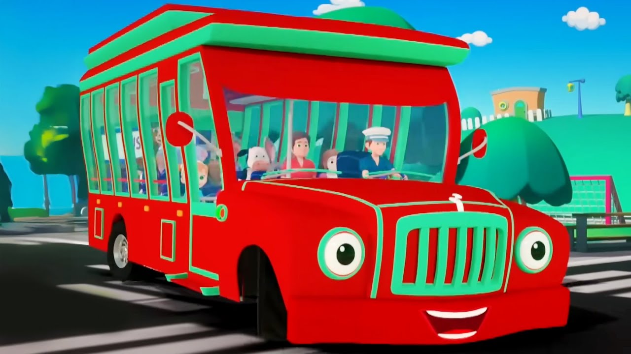 Wheels on the Bus | Kids Learning Songs and Fun Rhymes