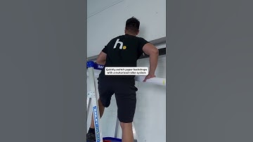 Quickly switch paper backdrops with a motorised backdrop system #hack #photography #studio