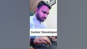 Junior vs Senior Developer meme 😂 #shorts #programmer #funny #coding #coder #trending