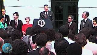 President Reagan's Remarks at a White House Ceremony Celebrating Hispanic Heritage Week  - 9\/15\/82