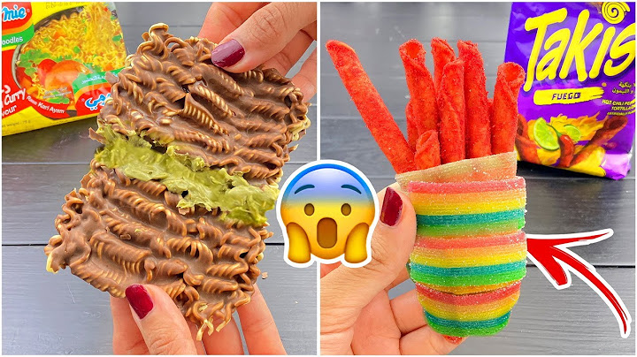 وصفات المتابعين الرمضانية 🔥! اندومي شوكولاتة دبي 😨!!