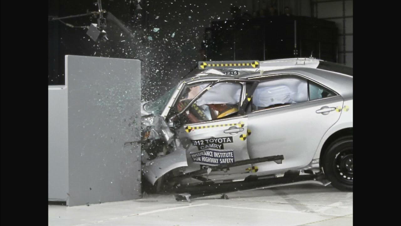 Toyota Camry crash test small YouTube