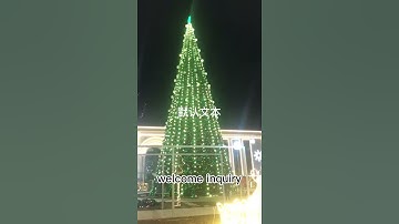 Giant 20m Christmas tree with pixel led lights