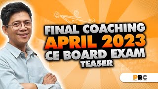 Final Coaching for April 2023 CE Board Exam | Teaser