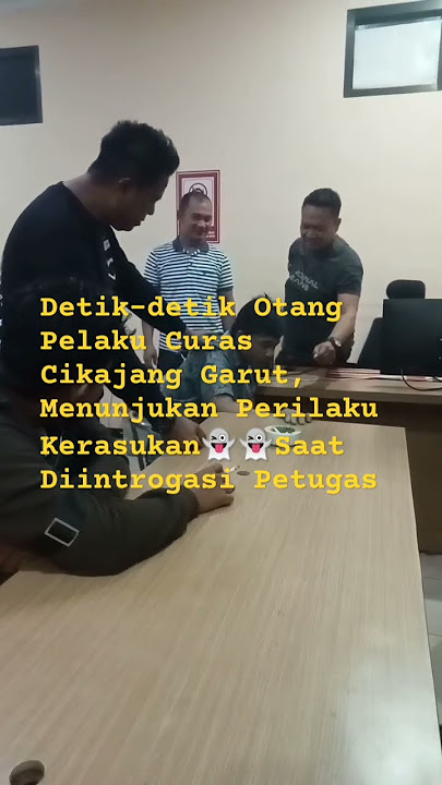 Otang Pelaku Curas Cikajang Garut, Kerasukan???