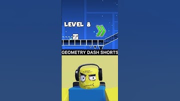 GEOMETRY DASH SHORTS VS SCARY REALITY… #geometrydash #shorts #fyp 