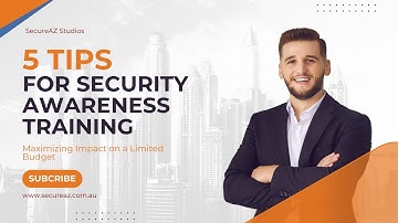 5 Tips for Security Awareness Training