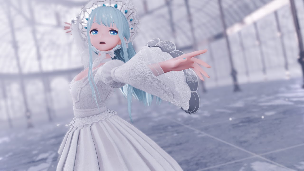 【MMD】蜜月アン・ドゥ・トロワ / Honeymoon Un Deux Trois [YYB Purity Miku]