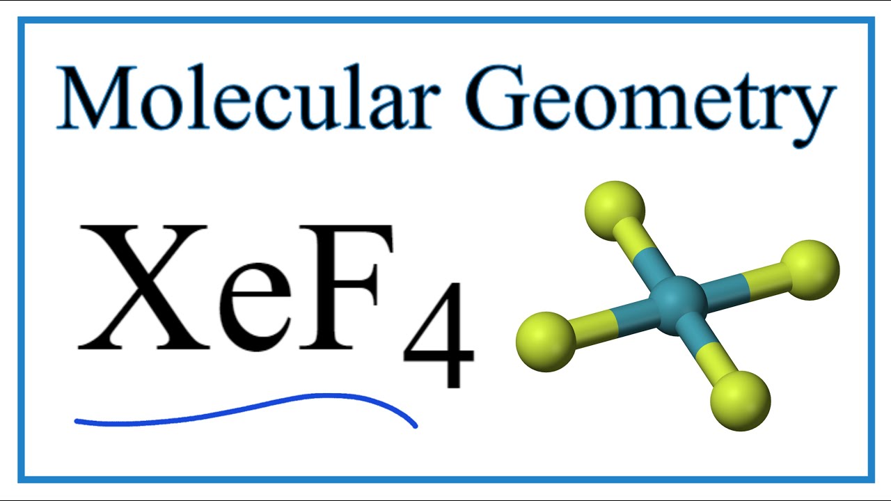 Molecular geometry XeF4, Molecular shape XeF4, Molecular geometry...