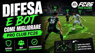 Come MIGLIORARE la DIFESA e la CPU su PRO CLUB!! - FC26