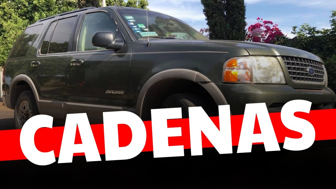 Vale la pena CAMBIARLE las CADENAS a una FORD Explorer? - Te lo CUENTO