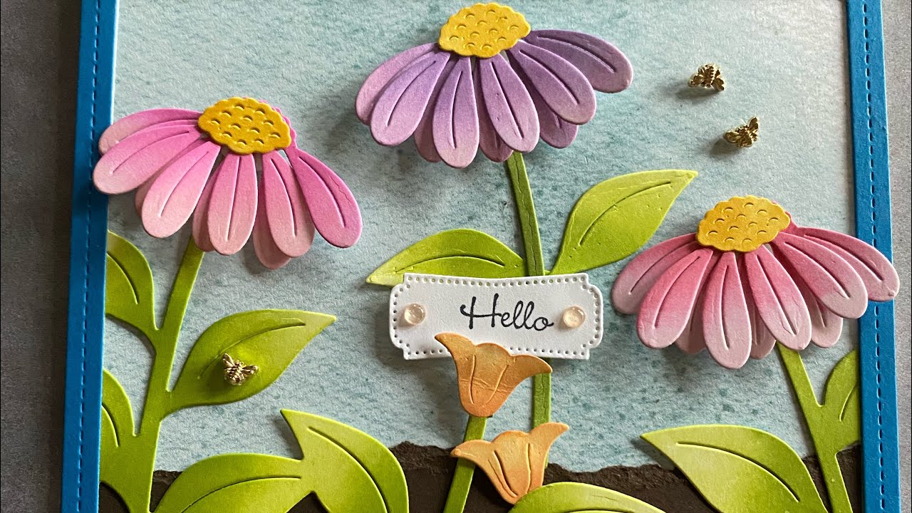 Coneflower card