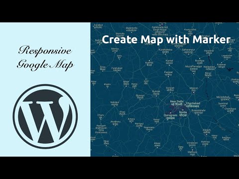 WordPress Responsive Google Map - Create Map with Marker