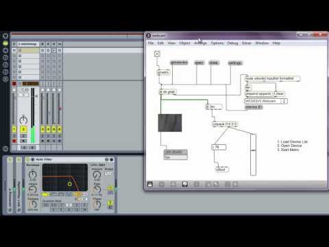 Controlling MIDI with a Webcam