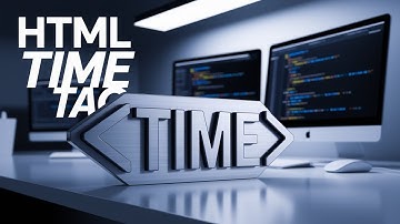 How to use time tag in html language