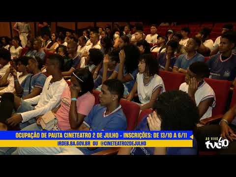 CINETEATRO 2 DE JULHO ABRE INSCRIÇÕES PARA OCUPAÇÃO DE PAUTA | TVE REVISTA 14/10/2026