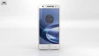 Motorola Moto Z Force Fine Gold 3D model by 3DModels.org screenshot 5