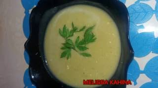 soupe de courgette 
حساء الكوسة او القرعة