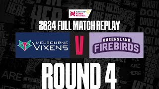 Vixens v Firebirds | Round 4, 2024 | Full Match | Suncorp Super Netball screenshot 1