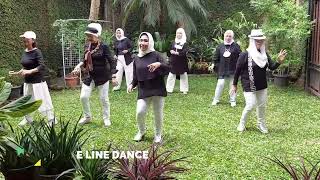 Baby Blue - Line Dance || Demo By Sila & Mom's Line Dance