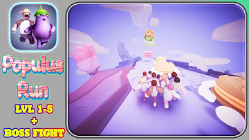 Crush by Donuts 🍩 Populus Run Lvl 1-5 Gameplay | Apple Arcade (LATEST)