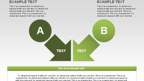 Opposite Arrows Shapes for PowerPoint