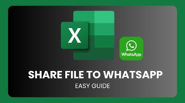 Hoe je een Excel-bestand van je computer naar WhatsApp kunt sturen!