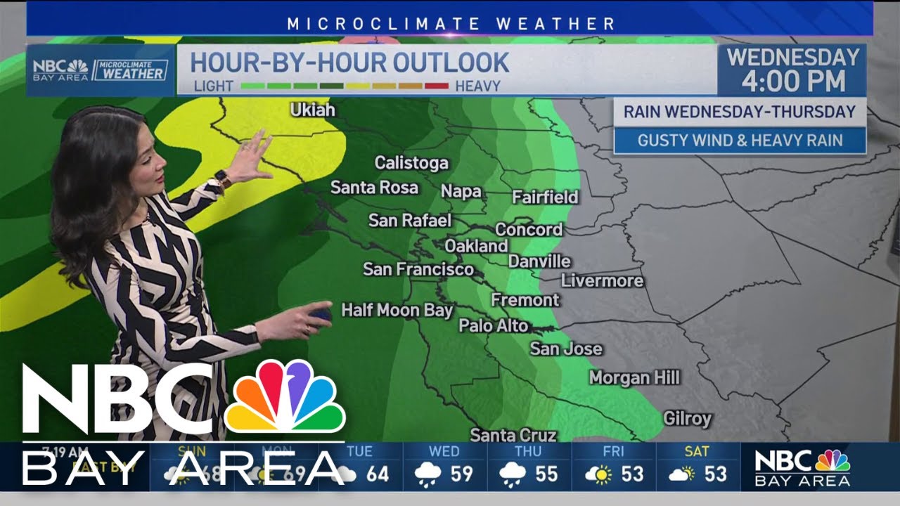 Bay Area Forecast: Sunday sunshine, Storm Ahead - YouTube