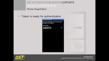 DS3 Authentication Server Supports Google Authenticator.wmv