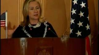 Secretary Clinton Delivers Remarks With Pakistan Foreign Minister Khar