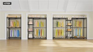 Instant Closet Upgrade! VIPEK X Series Expandable Clothes Rack Before & After