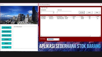 MEMBUAT APLIKASI STOK BARANG SEDERHANA - PART 3 | EXCEL & VBA TUTORIAL