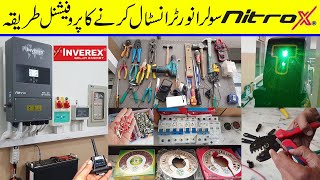 professional way to install inverex nitrox hybrid solar inverters | inverex nitrox 8kw sp-5g 48v