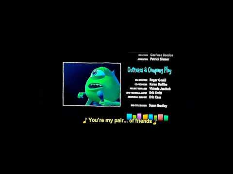 Monsters, Inc. (2001) End Credits Part 2 Company Play Full Screen Version (20th Anniversary Special)