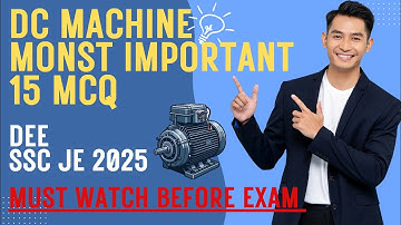 DC Machine: Most Important MCQs for Exams