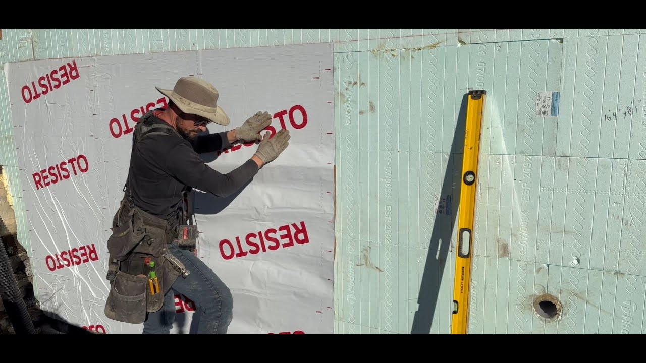 Resisto Membrane on ICF House - How To