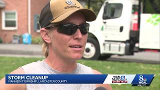 Flash flooding in Lancaster County leads to water rescue Storm cleanup continues in Manheim Tow
