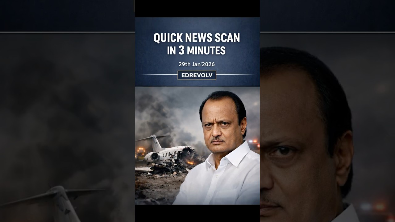 News Highlights | 29th Jan'26 | Ajit Pawar Plane Crash | ISRO’s 100th Satellite | Doomsday Clock'26
