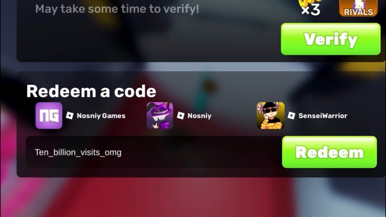10b Rivals Code New Roblox rivals 10b visits code - YouTube