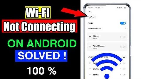 WiFi Connection Problem on Android Solved | Wifi not Connecting on Android Phone Problem Fix